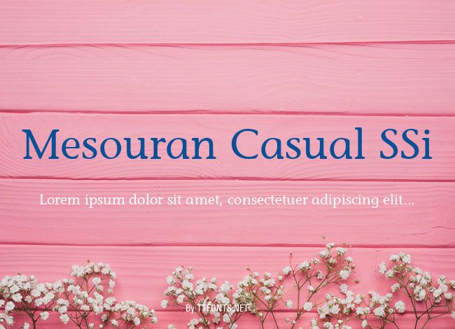Mesouran Casual SSi example